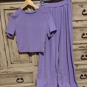 Purple Two-Piece Set